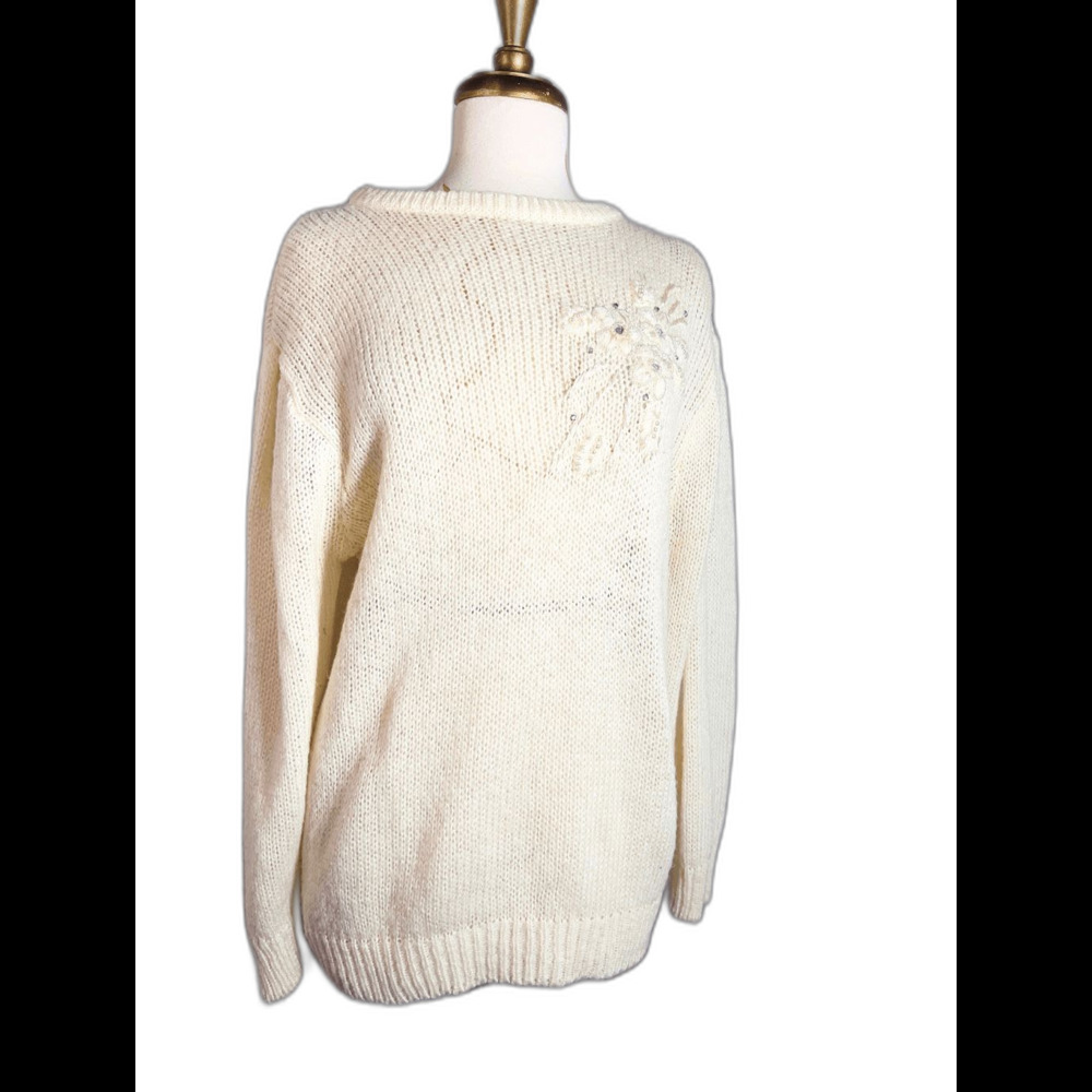 Mister Noah Plus Sweater Size 18W Vintage 80's Soft Feminine Grandmacore Top